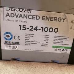 & Discover ADVANCED ENERGY リチウムイオンバッテリー　15-24-1000  バッテリー×3とケーブル　ジャンク品含むの画像