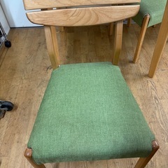 ジモティー特別価格🉐 N1200★ダイニング3点セット★ダイニングテーブル★テーブル★幅800mmの画像