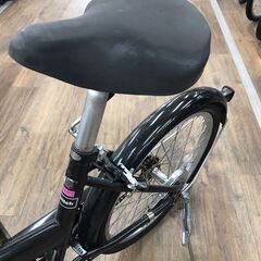 【ジャングルジャングル広陵店】自転車　折りたたみ　黒の画像