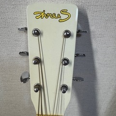【価格相談可】スズキアコースティックギター　ホワイトの画像