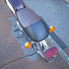 NO.5582　ヤマハ　ＹＢ－１　２サイクルエンジン　４速ギヤ　ブラウン＆ホワイト　☆彡の画像