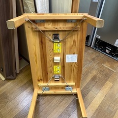 キズあり激安!! 折りたたみテーブル 良品計画 木製テーブルの画像