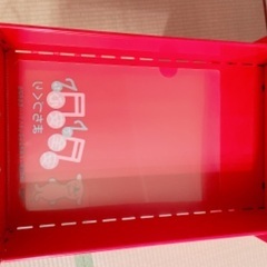 インテリア 引き出し 書類整理棚 赤 レッドの画像