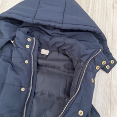 プティマイン Petit mine 中綿ベスト Lサイズの画像