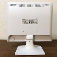 アイ・オー・データ 液晶ディスプレイ LCD-AD173SESW-A 17型スクエア PCモニター美品 I-O DATA ホワイト DVI-D線 ACコード付きの画像