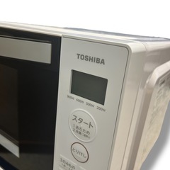 TOSHIBA　東芝 ER-S17Y(W) 単機能レンジ 17L ホワイト ERS17Y(W)の画像
