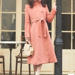 ROYAL PARTYスタンドカラーロングコートの画像