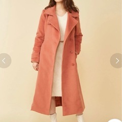 ROYAL PARTYスタンドカラーロングコートの画像