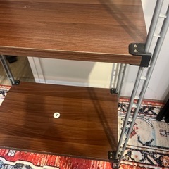 ※売り切れ※カッコいい木目調の棚の画像