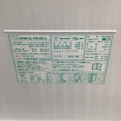 【6ヶ月保証】 5ドア冷蔵庫 SHARP SJ-PW42B-Sの画像