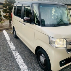 N-BOX★4WD L★令和4年式★2万キロ★車検9年10月★両側パワースラ★2トーン ベージュ＆ブラウンの画像
