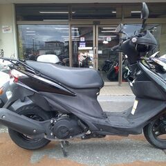 NO.5589　アドレスＶ１２５Ｓ　盗難防止警報アラーム　サイドスタンド　ブラック　☆彡の画像