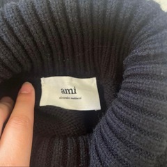 Amiparisアミパリス　タートルネックニットセーター　男女兼用　Lサイズの画像