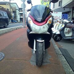 NO.5590　ＰＣＸ１２５　４サイクルエンジン ＦＩ車　リヤボックス付き　ブラック＆レッド　☆彡の画像