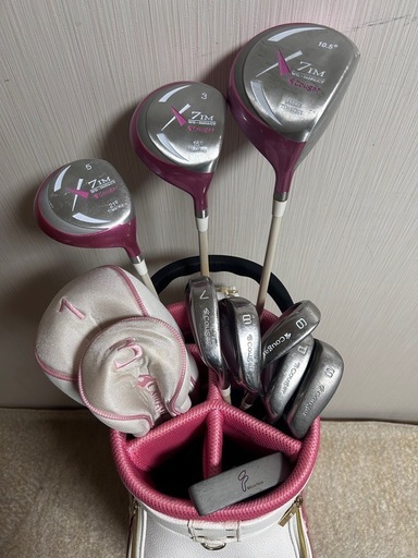 レディース　ゴルフセット　キャディバッグ付き