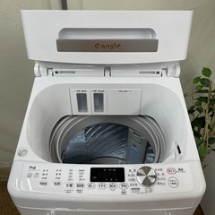 R301 ☀️ ジモティー限定価格！ 2023年製の高年式！ e-angle 洗濯機（7.0㎏) ANG-WM-C70 ⭐ 動作確認済 ⭐ クリーニング済の画像