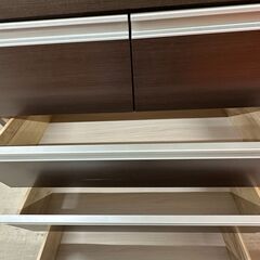 【ジャングルジャングル滋賀草津店】ジモティ来店特価!!　整理ダンス　ブラウン　J-2511117の画像