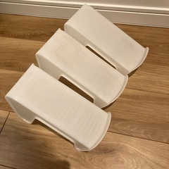 省スペース　靴収納ラック3個セットの画像