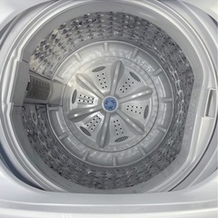 (送料無料) 2021年 極美品 6kg 洗濯機 ビック糸くずフィルター 風乾燥機能搭載 ワイド洗濯槽 の画像