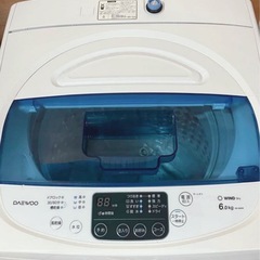 (送料無料) 2021年 極美品 6kg 洗濯機 ビック糸くずフィルター 風乾燥機能搭載 ワイド洗濯槽 の画像