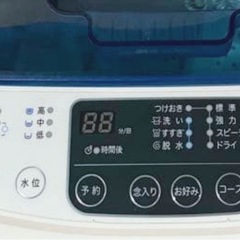 (送料無料) 2021年 極美品 6kg 洗濯機 ビック糸くずフィルター 風乾燥機能搭載 ワイド洗濯槽 の画像