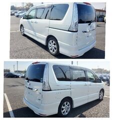 日産 セレナ ハイウェイスター S-ハイブリッド/ 2年車検付き/TV,ナビ, ETC/スマートキー/8人乗りの画像