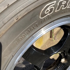 ジムニー　アルミタイヤセット　深リム　クロカン　美品の画像