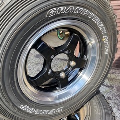 ジムニー　アルミタイヤセット　深リム　クロカン　美品の画像
