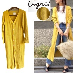 ungrid☆黄色💛カーディガンの画像