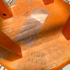 ビンテージチェア　オレンジの画像