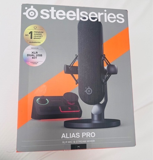 早い者勝ちSteelSeries Alias Pro マイク&ミキサーセット (氷) 県庁前