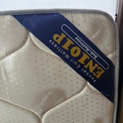 セミダブル ポケットコイルマットレス 寝具 ベッドの画像