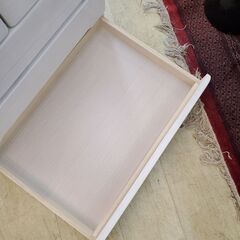 三友ファニチャー マースト スライドテーブル付き 4段チェスト 引出し5杯 ホワイト■幅60㎝×奥行40cm×高さ60㎝■近隣配送無料 買取帝国 朝霞店の画像