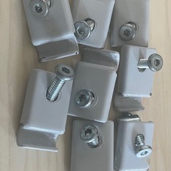 幅42cm　無印良品　 スチールユニットシェルフ用木製追加棚2枚　グレー金具　の画像