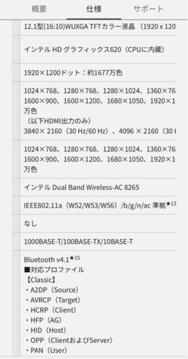 ジャンクパソコン　CF-SZ6EDKPR 