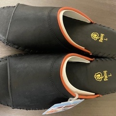 定価5280円！　新品 Pansy 9723 黒 スリッパ Lサイズの画像