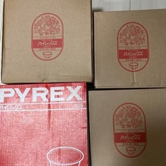 新品未使用　パイレックス　ボウル　大　中　計4個の画像