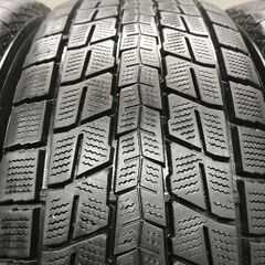 DUNLOP WINTER MAXX SJ8+ 265/60R18 18インチ スタッドレス 4本 21年製 バリ溝 ランクルプラド パジェロ ハイラックス　(STF075)の画像