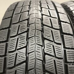 DUNLOP WINTER MAXX SJ8+ 265/60R18 18インチ スタッドレス 4本 21年製 バリ溝 ランクルプラド パジェロ ハイラックス　(STF075)の画像