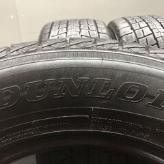 DUNLOP WINTER MAXX SJ8+ 265/60R18 18インチ スタッドレス 4本 21年製 バリ溝 ランクルプラド パジェロ ハイラックス　(STF075)の画像
