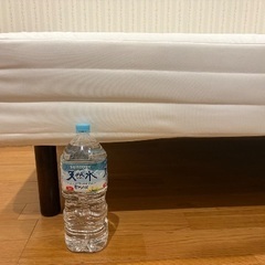 美品☆無印良品 脚付マットレス ポケットコイル シングルの画像