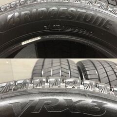 BS BRIDGESTONE BLIZZAK VRX3 205/55R16 16インチ スタッドレス 4本 21年製 バリ溝 レクサスIS レクサスCT オーリス ブレイド等　(STJ063)の画像