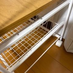 美品 ROCOキッチンワゴン キャスター付きの画像