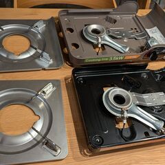 【2個セット】高火力3.5kWカセットコンロ/鍋・BBQに/ 引越しのためお譲りしますの画像