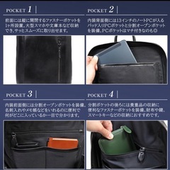 JOYA レザーリュック　グリーンの画像