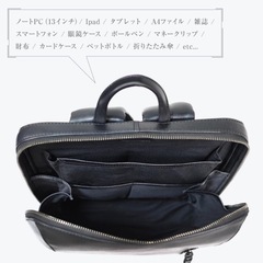 JOYA レザーリュック　グリーンの画像