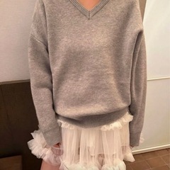 shein グレーニット　冬服　レディースの画像