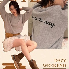 shein グレーニット　冬服　レディースの画像