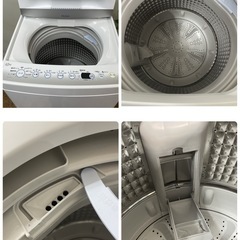 R528 ☀️ Haier 洗濯機（洗濯4.5㎏) 21年製 JW-E45CF ⭐ 動作確認済 ⭐ クリーニング済の画像