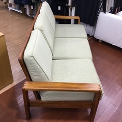 SCANTEAK(スキャンティーク) 3人掛けソファー をご紹介します‼︎ トレジャーファクトリーつくば店の画像